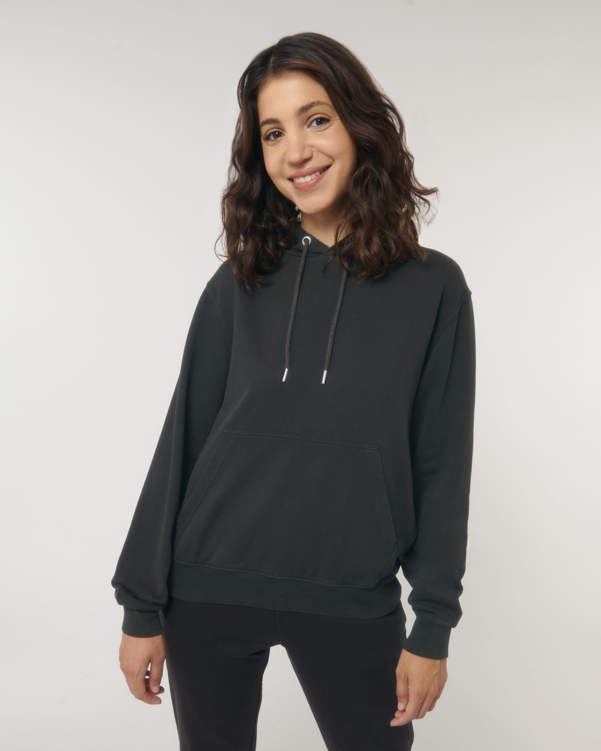 Felpa cappuccio leggera vintage Unisex