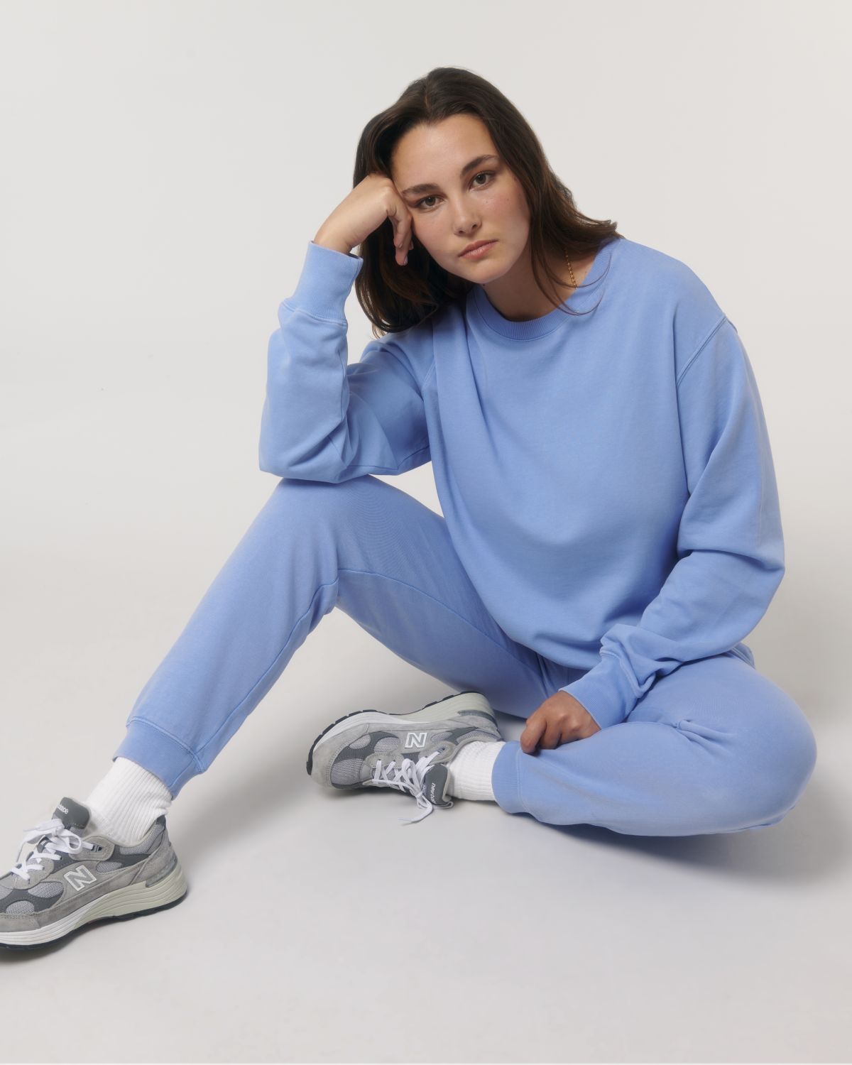 Felpa girocollo leggera vintage Unisex