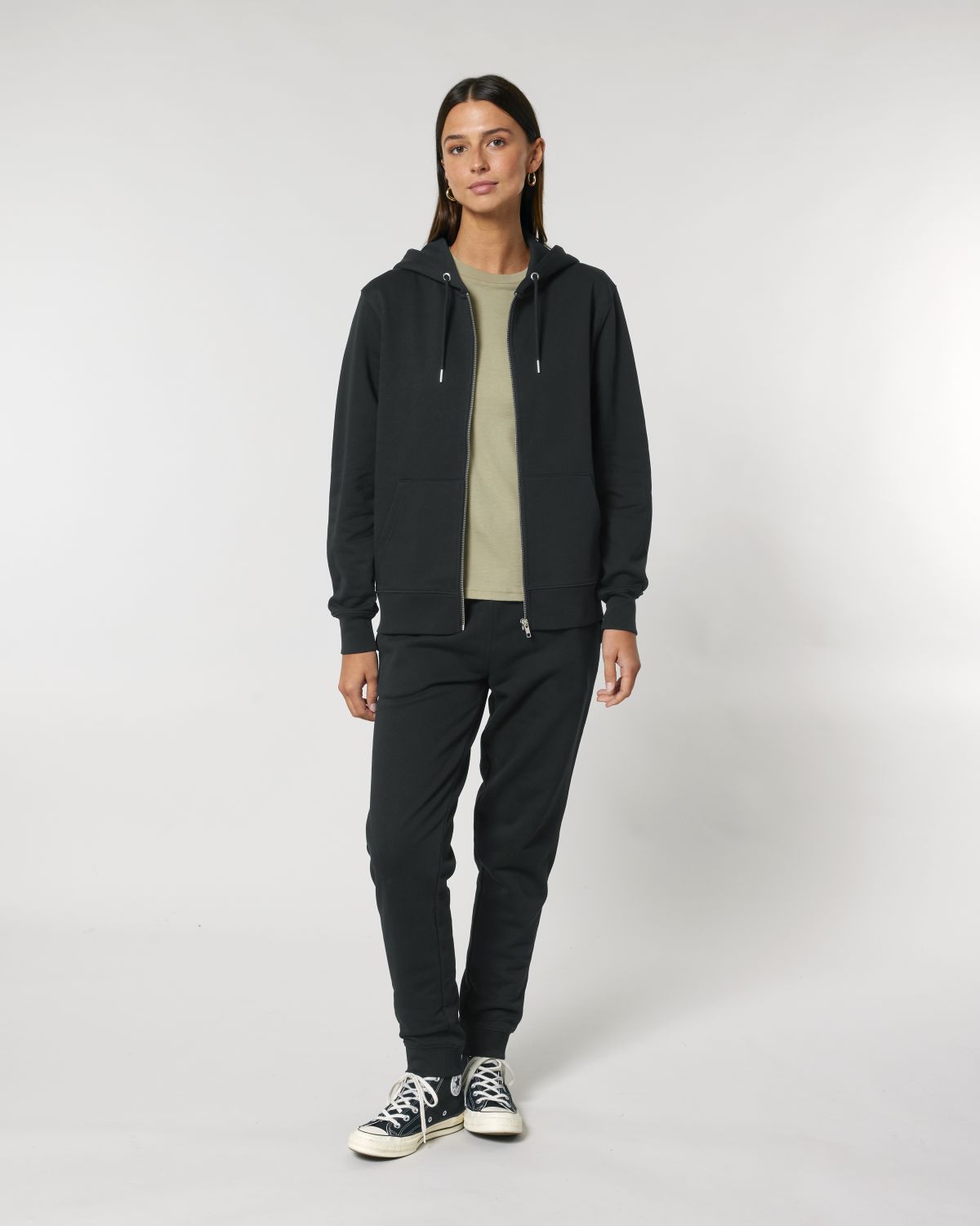 Felpa zip premium Unisex