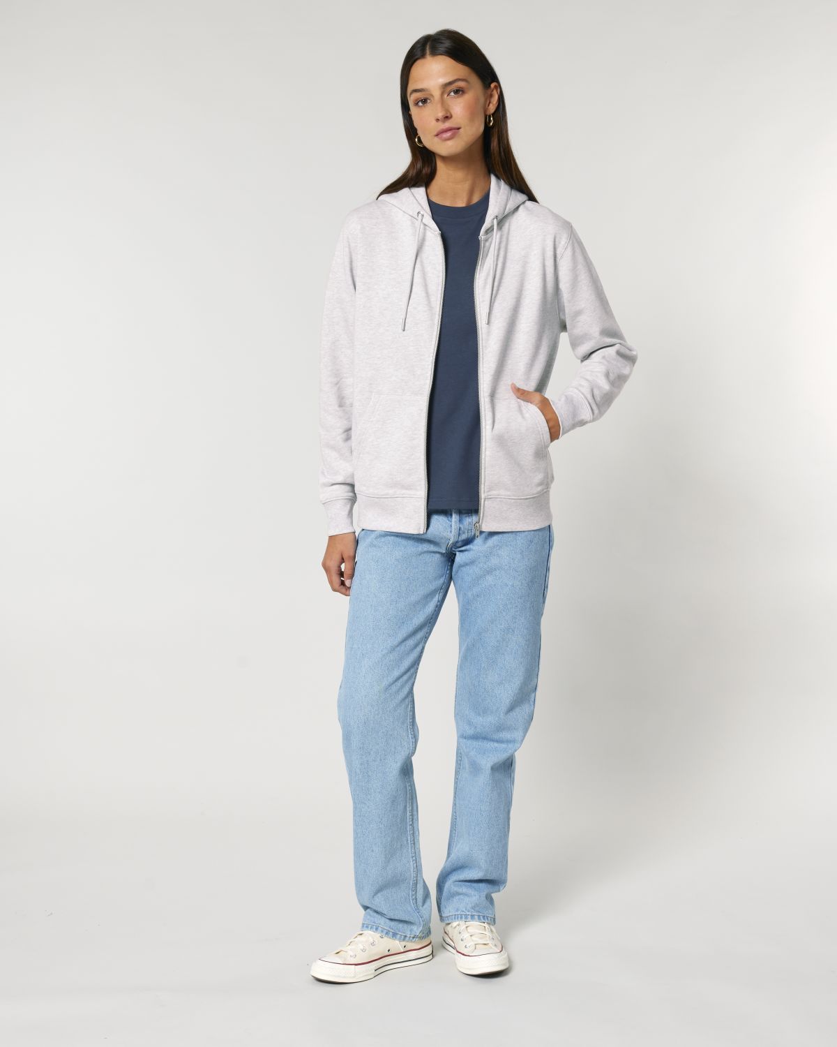 Felpa zip premium Unisex