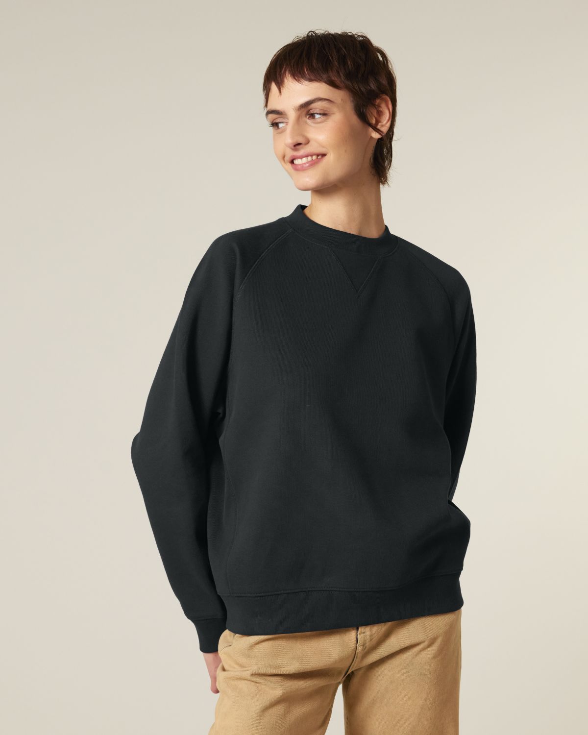 Felpa girocollo raglan Unisex