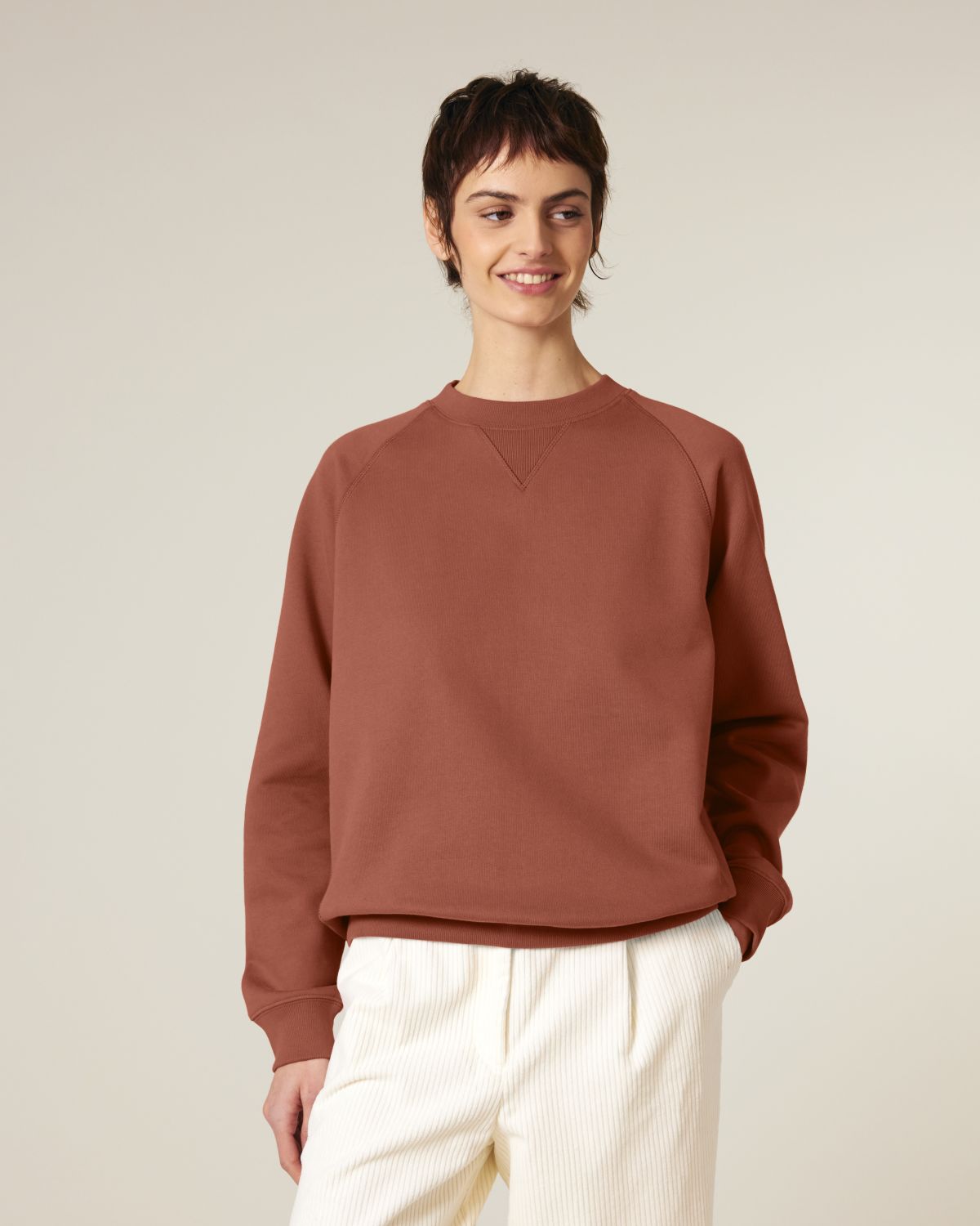 Felpa girocollo raglan Unisex