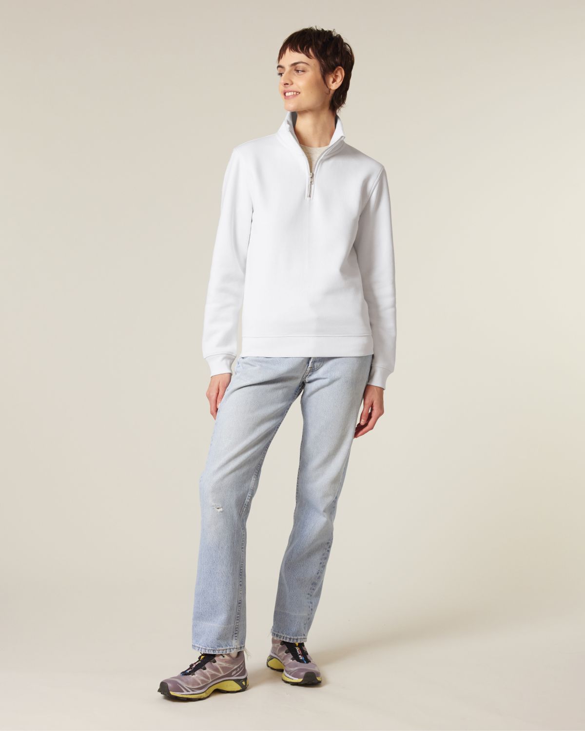 Felpa zip 1/4 Unisex