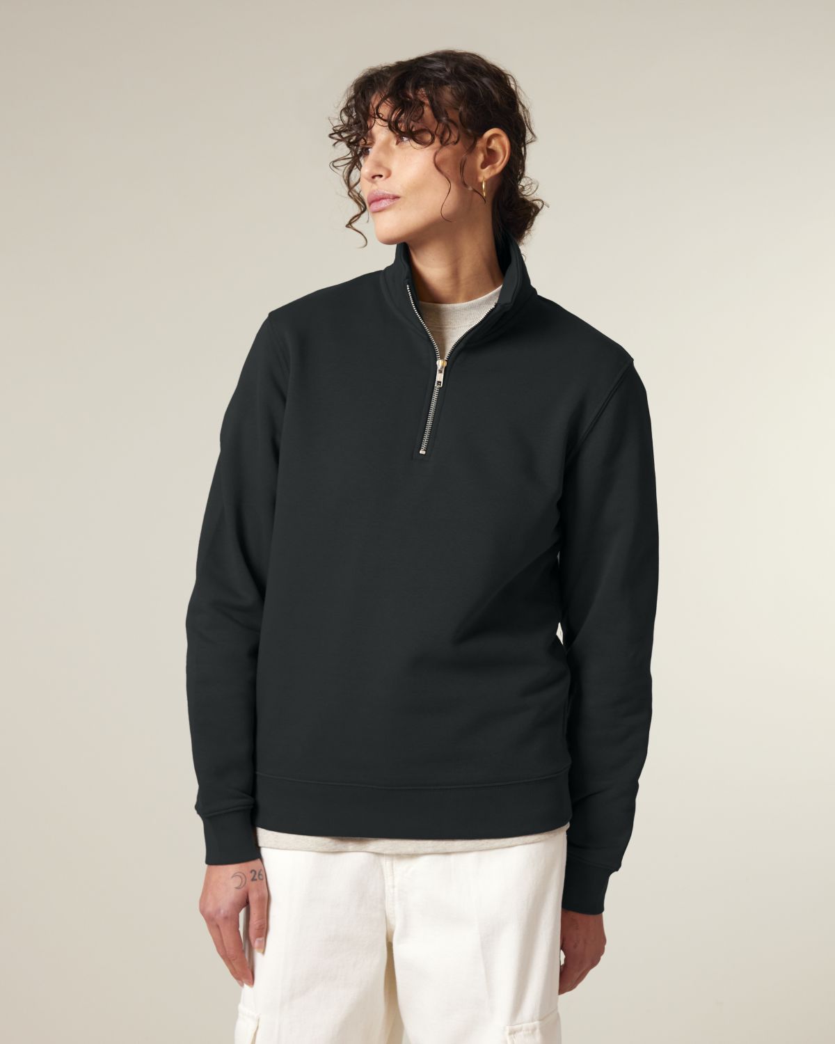 Felpa zip 1/4 Unisex