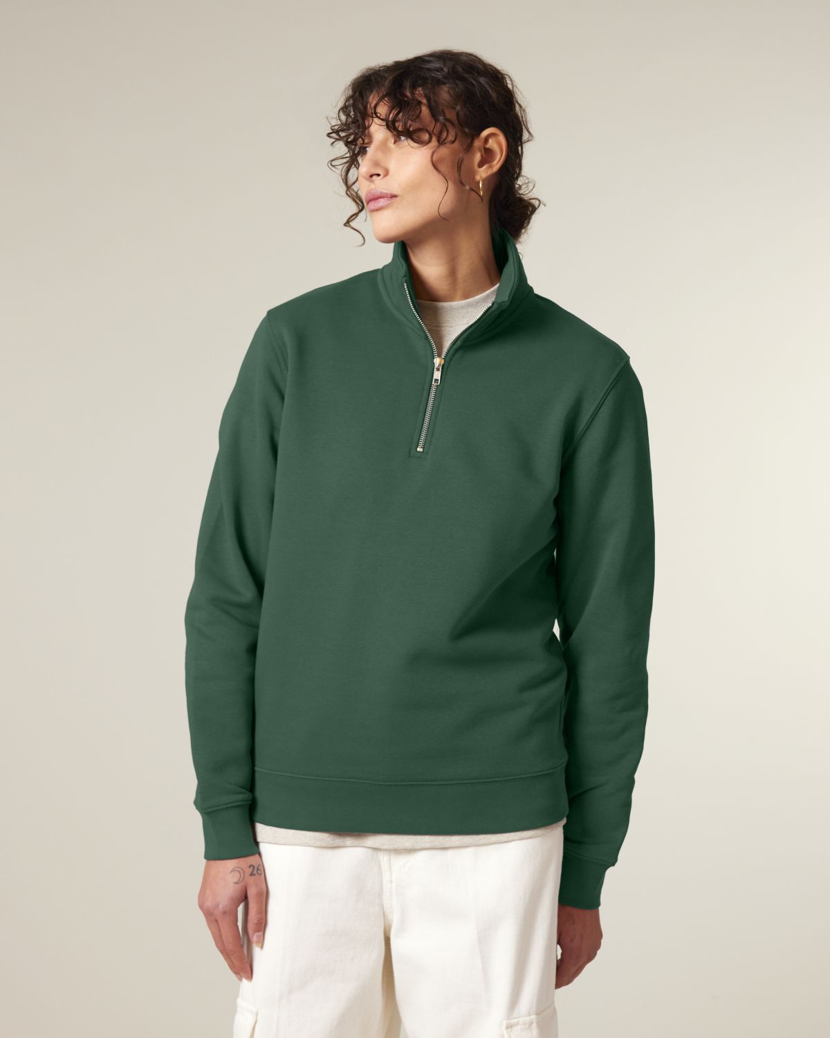 Felpa zip 1/4 Unisex