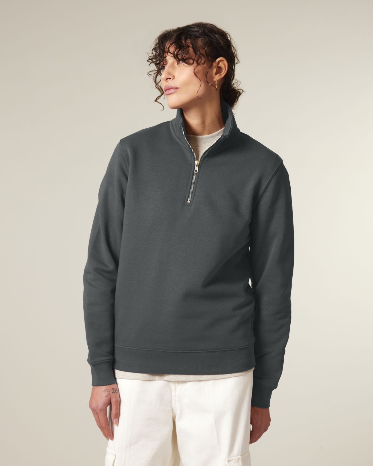 Felpa zip 1/4 Unisex