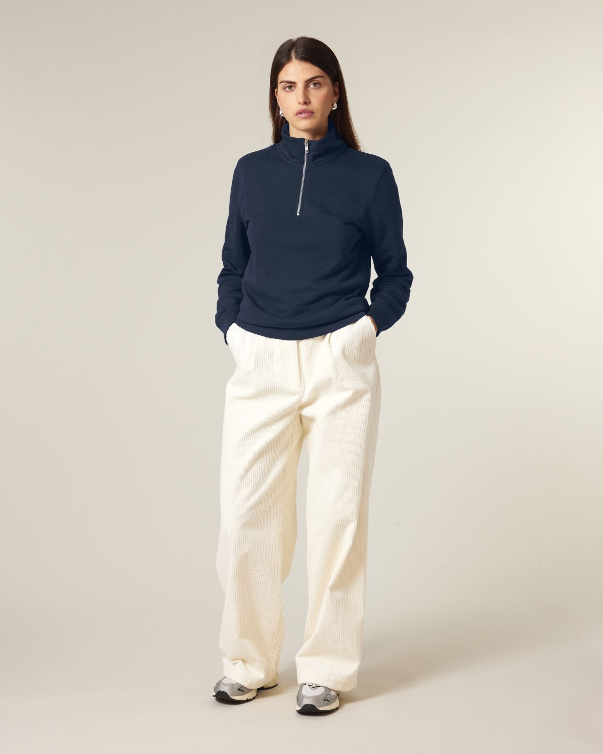 Felpa zip 1/4 Unisex