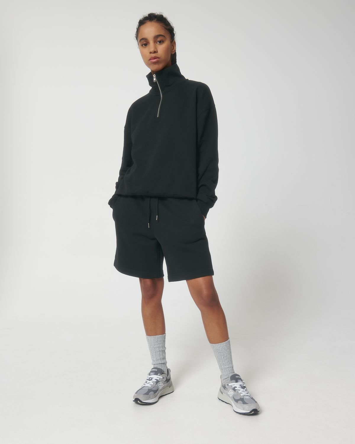 Felpa mezza zip dry Unisex