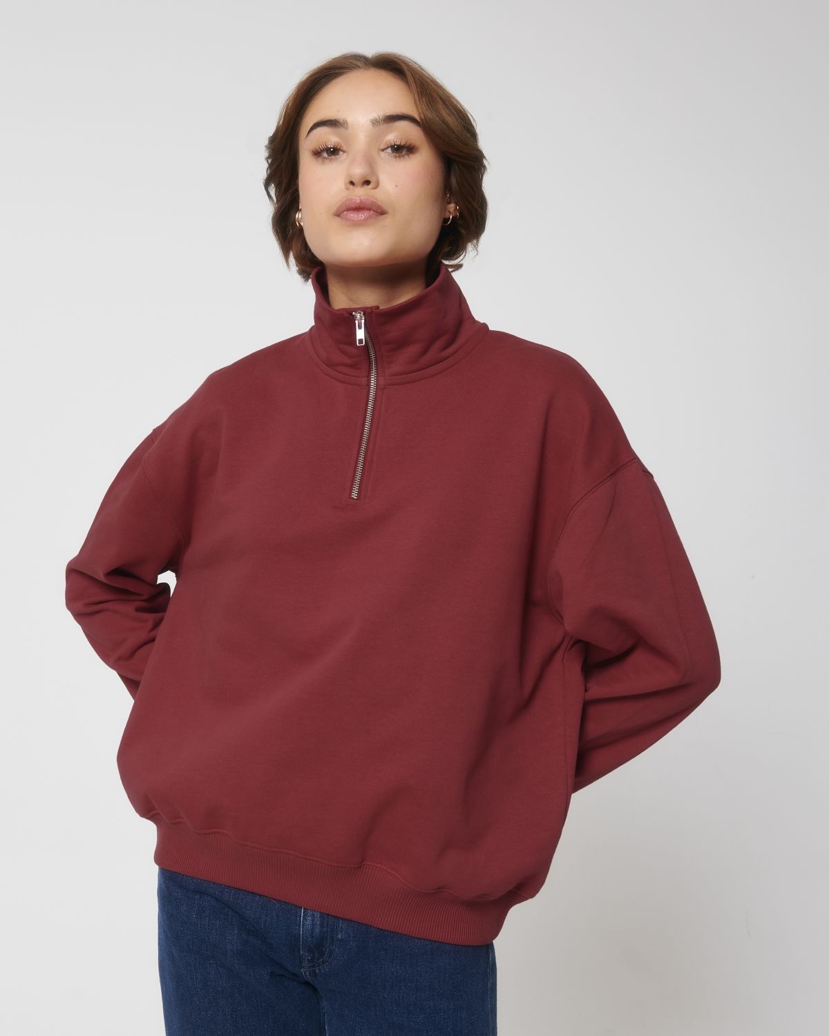 Felpa mezza zip dry Unisex