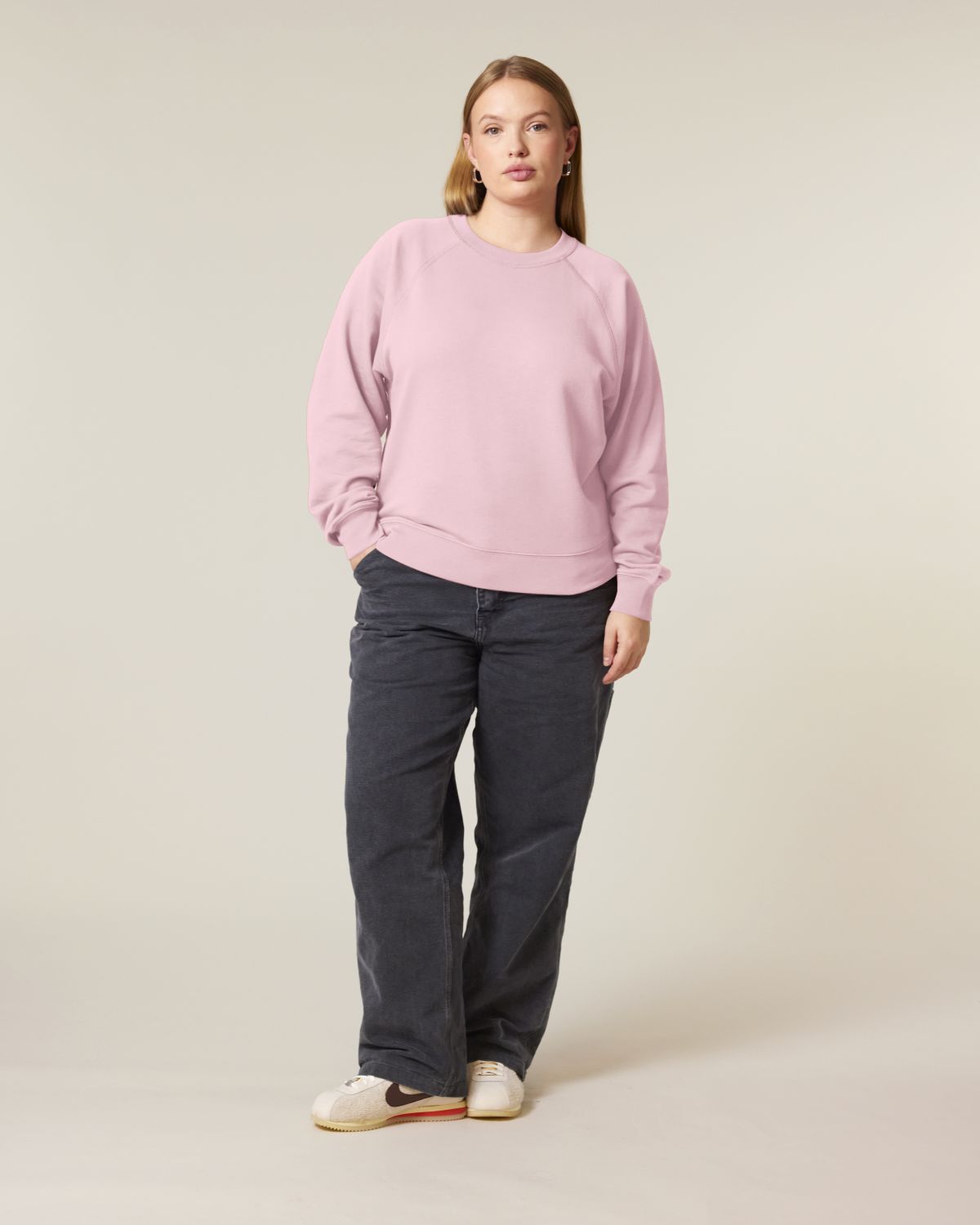 Felpa girocollo raglan Donna
