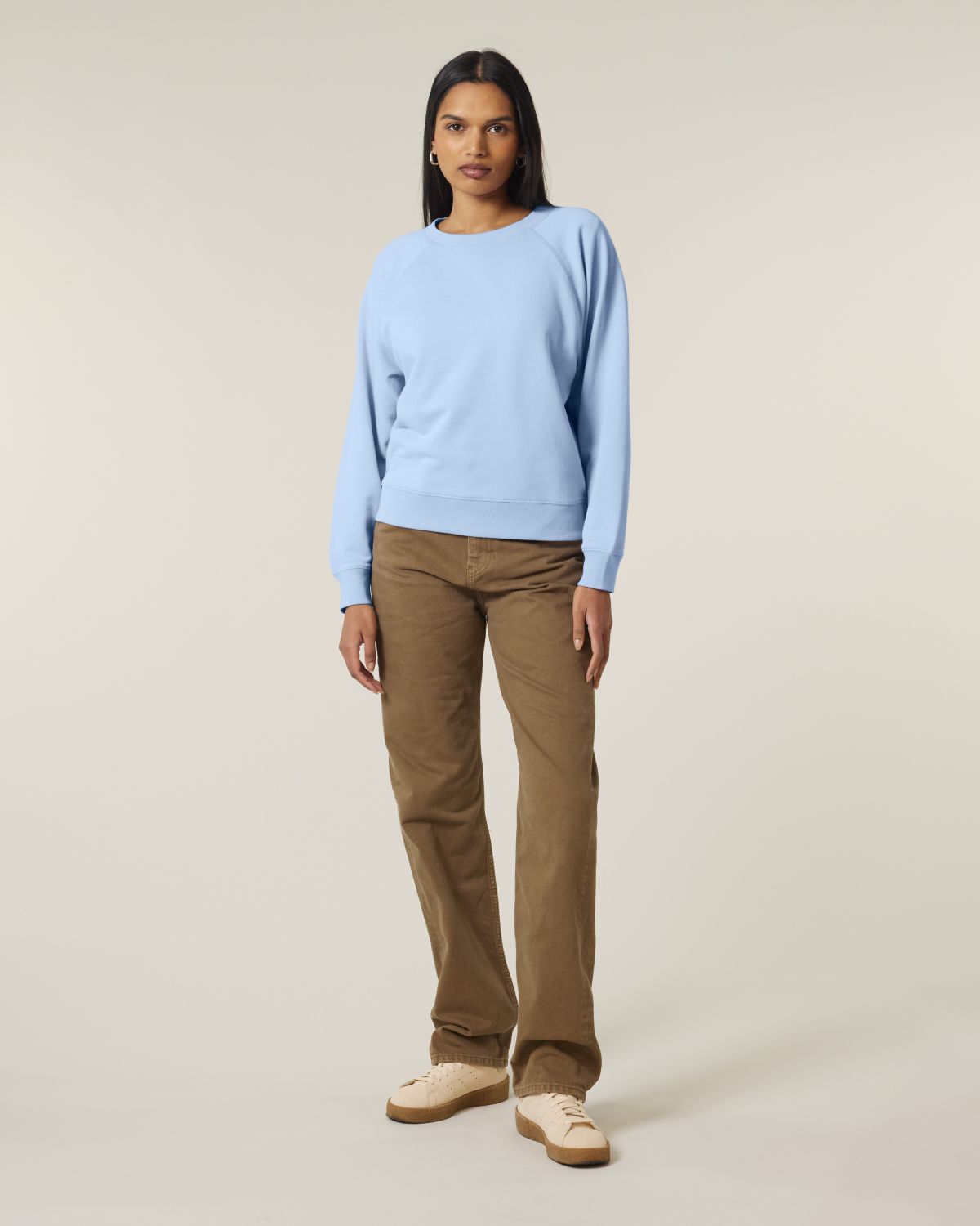 Felpa girocollo raglan Donna