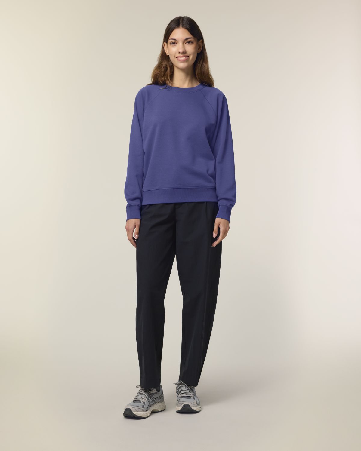 Felpa girocollo raglan Donna