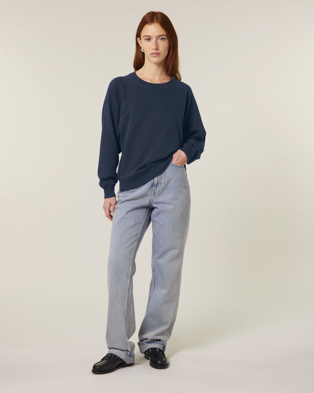 Felpa girocollo raglan Donna