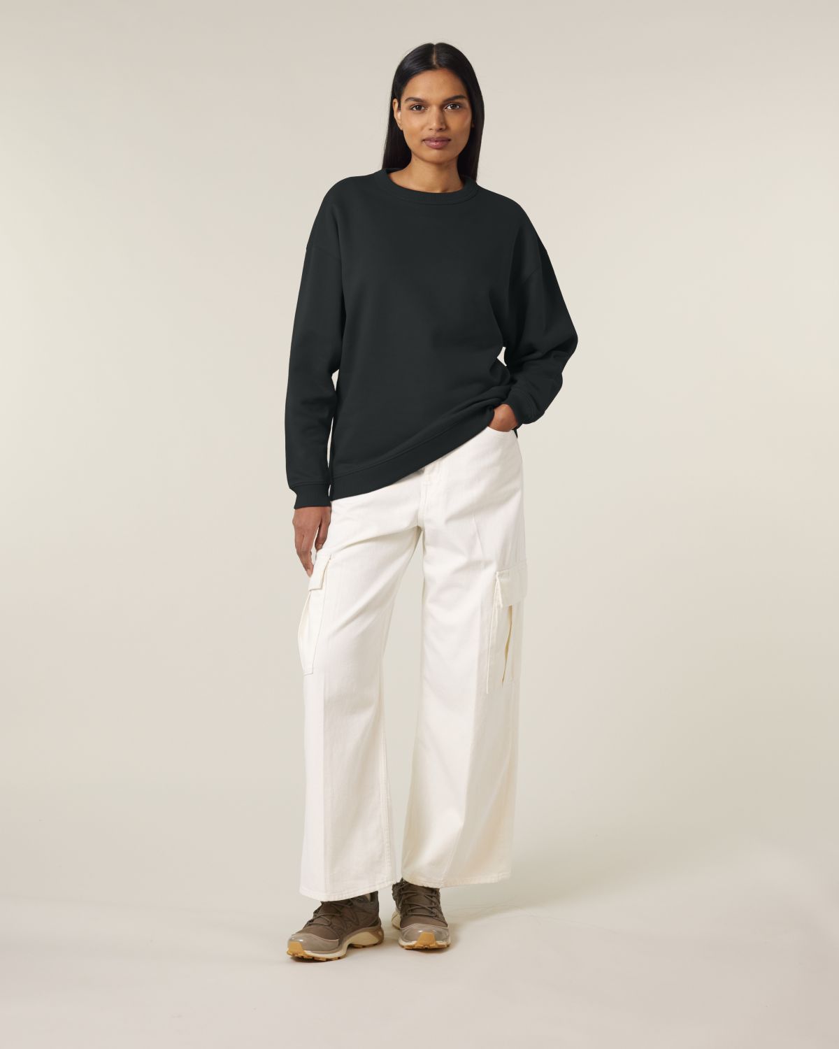 Felpa girocollo oversize Donna