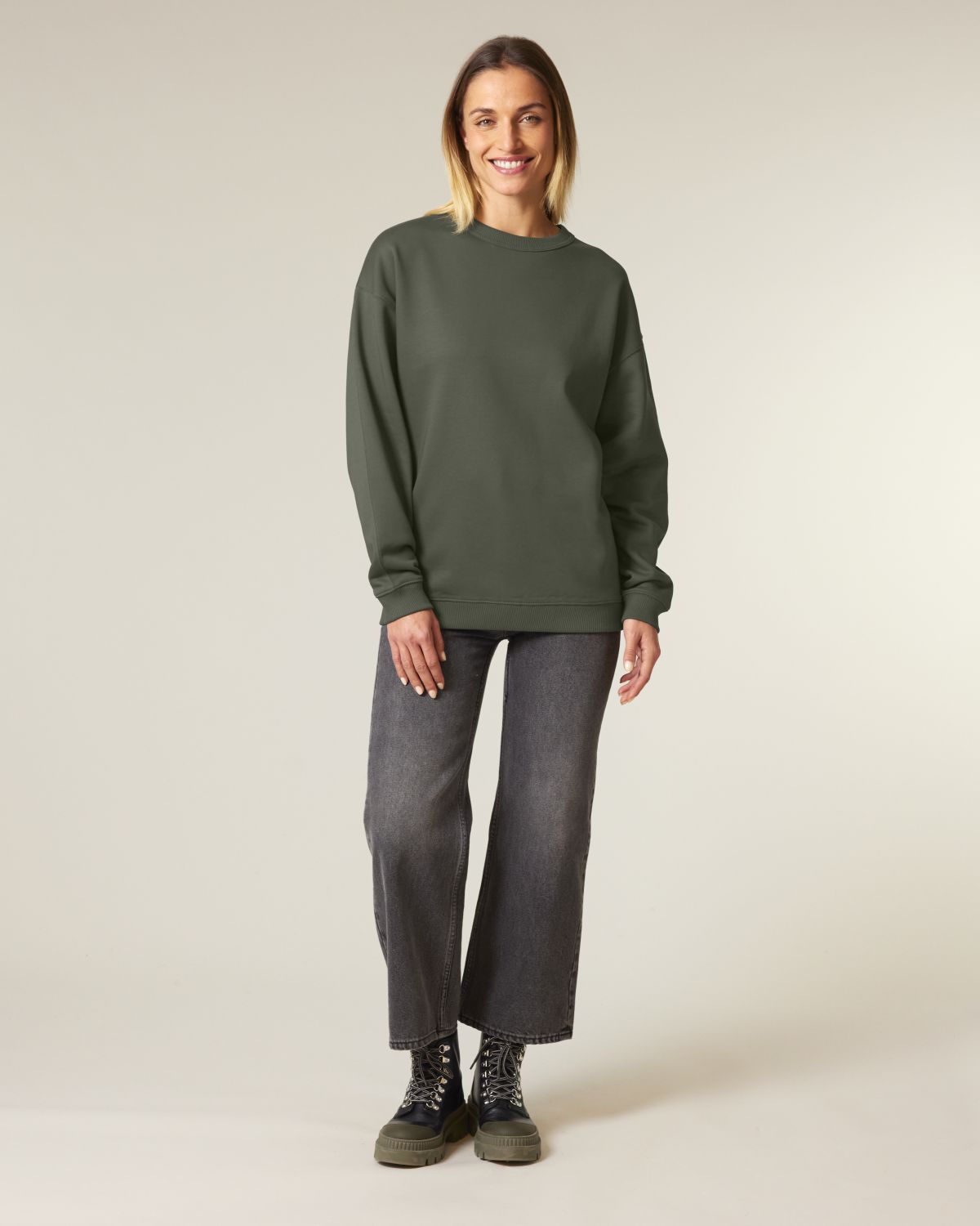 Felpa girocollo oversize Donna