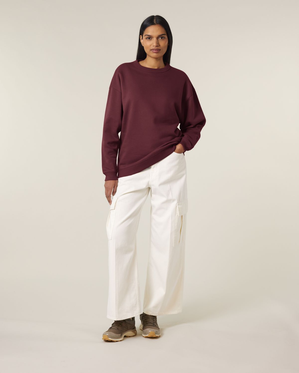 Felpa girocollo oversize Donna