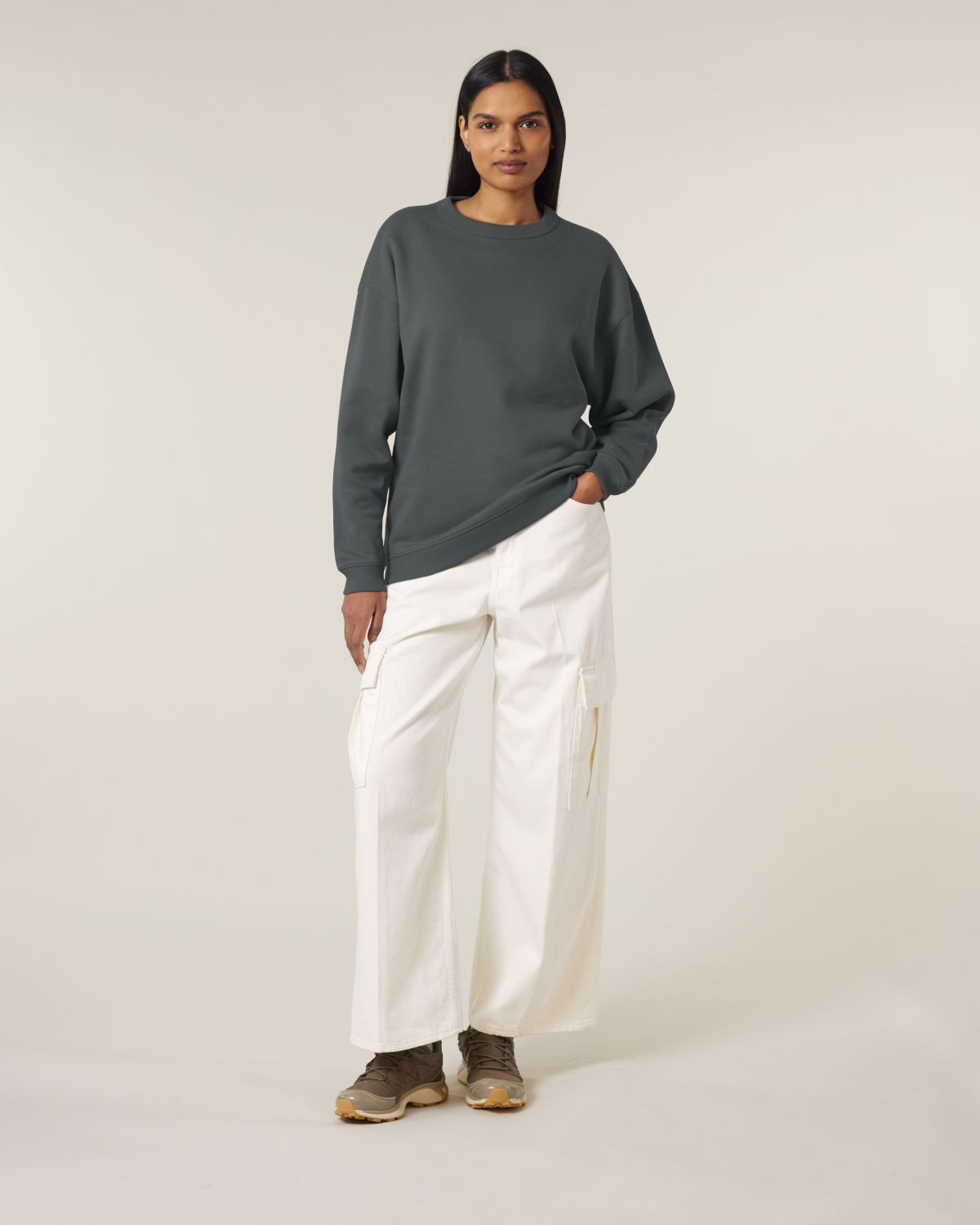 Felpa girocollo oversize Donna