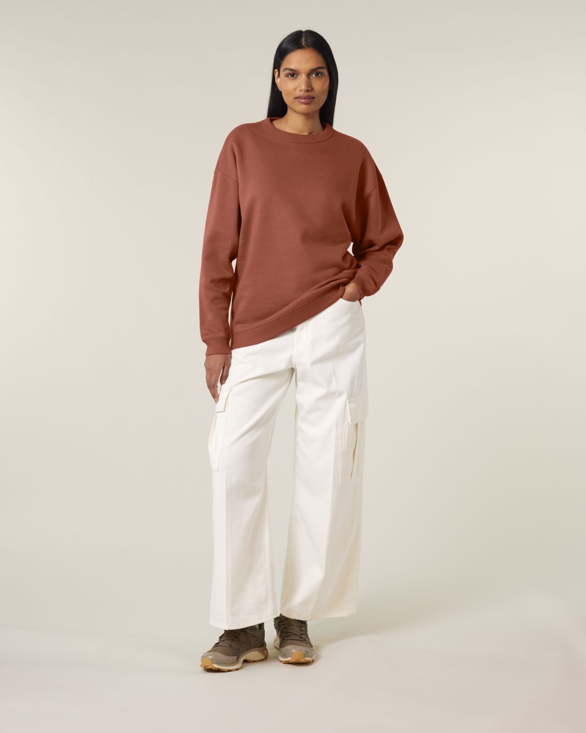 Felpa girocollo oversize Donna