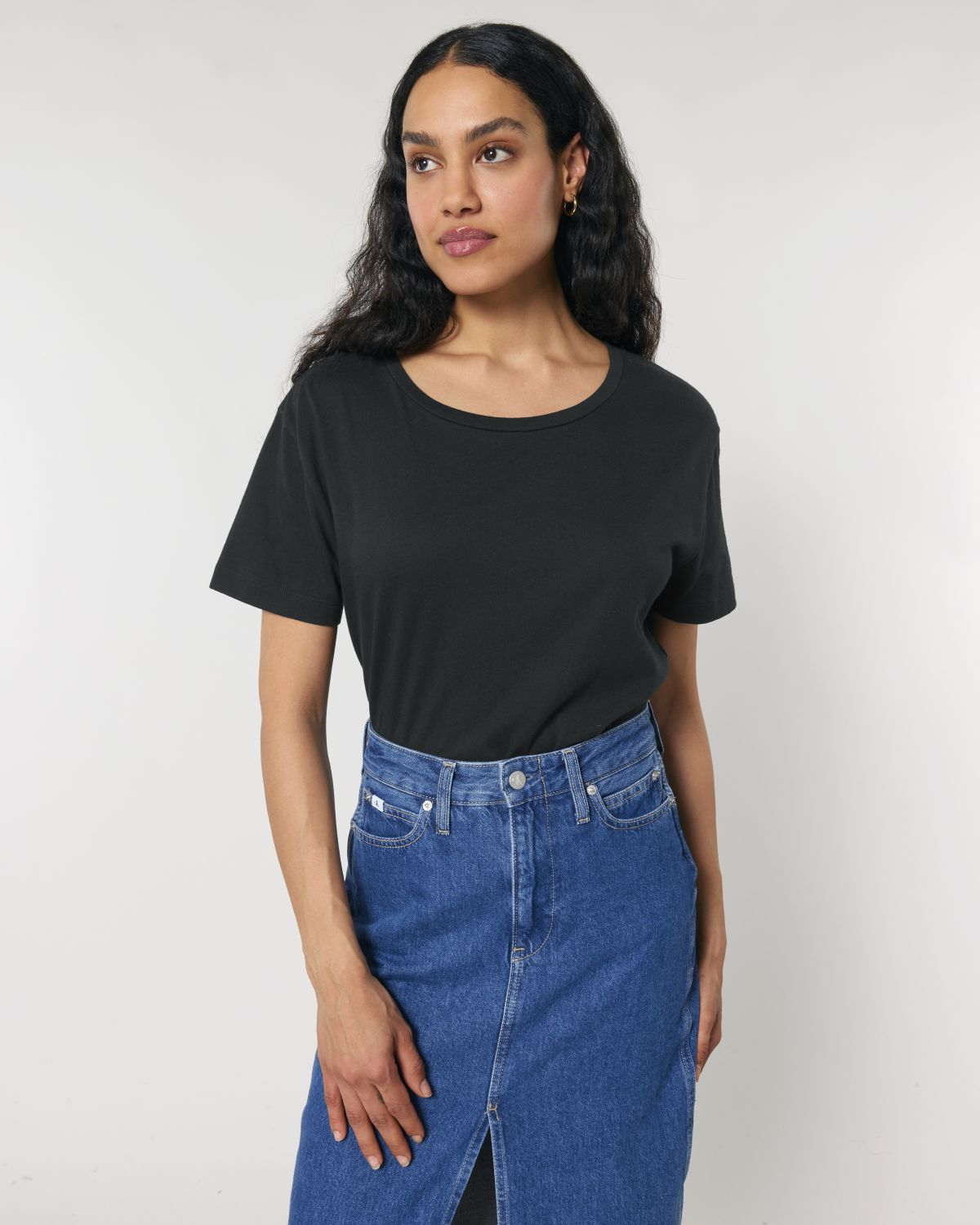 T-shirt scollo ampio Donna