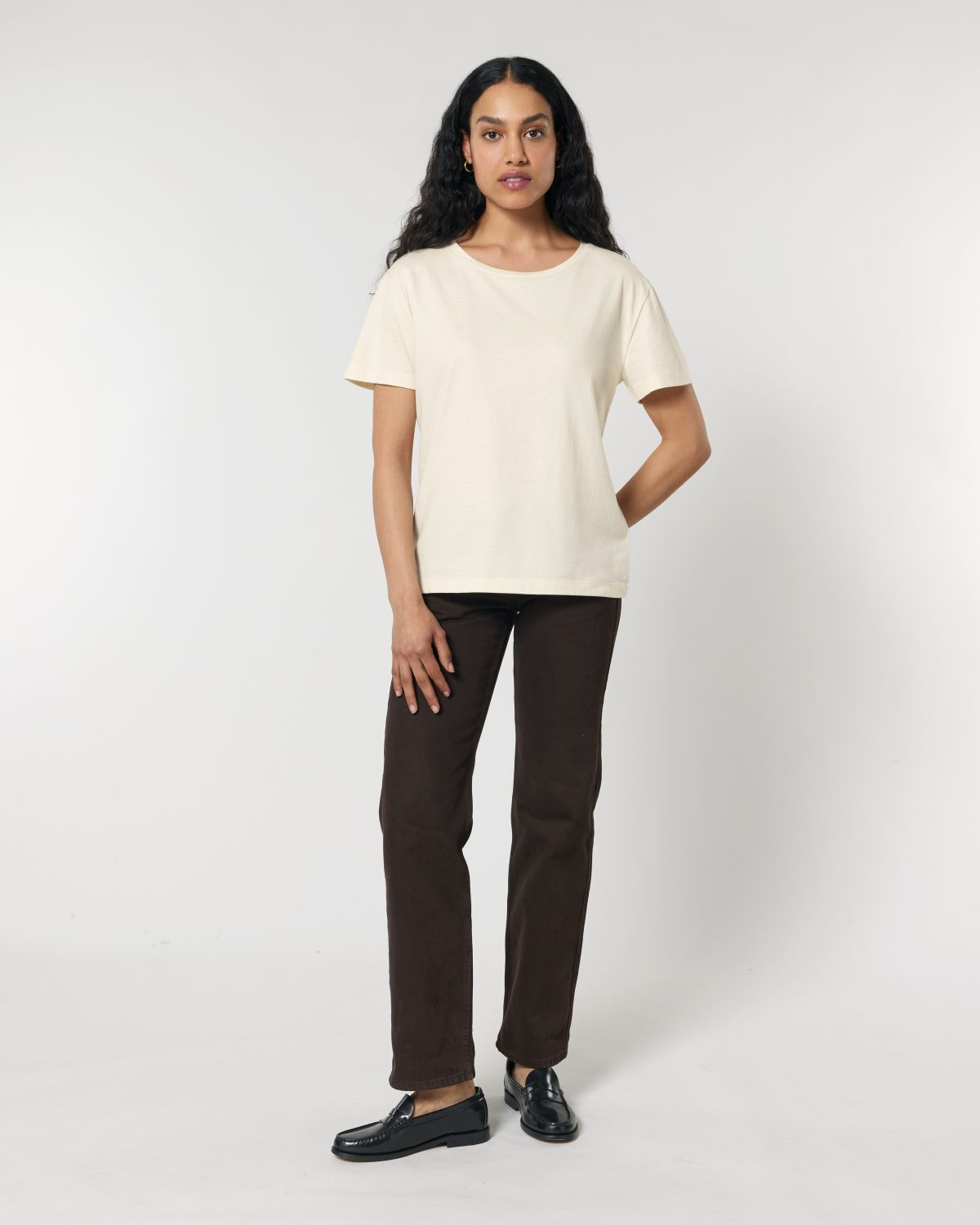 T-shirt scollo ampio Donna