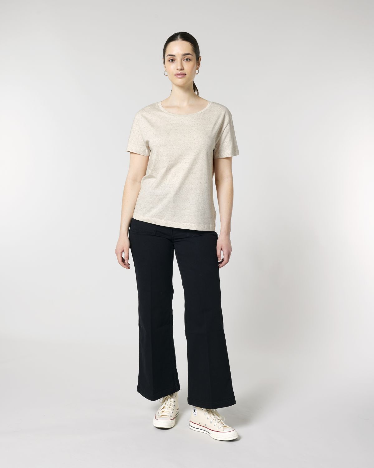 T-shirt scollo ampio Donna