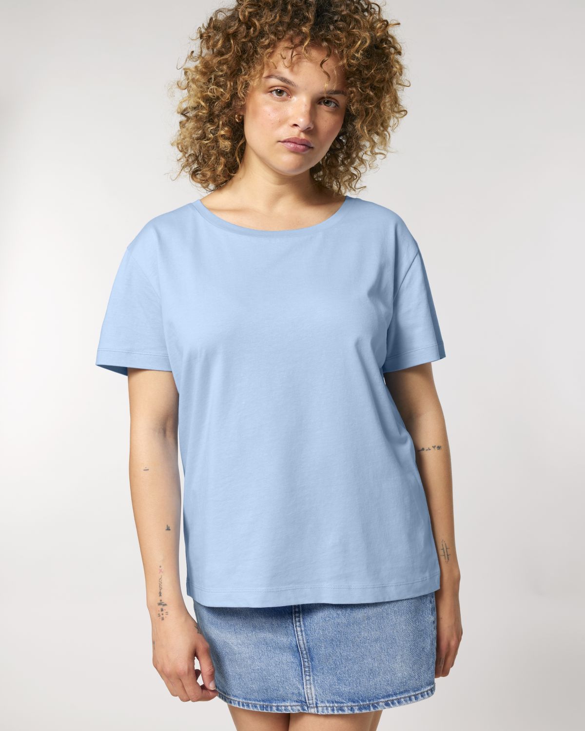 T-shirt scollo ampio Donna