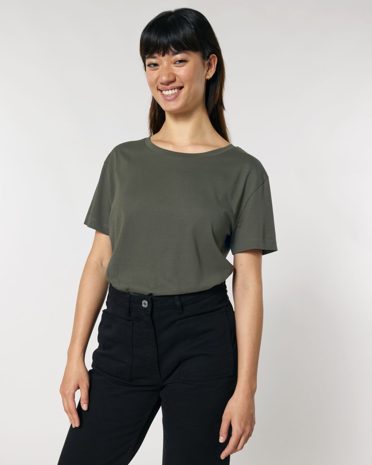 T-shirt scollo ampio Donna