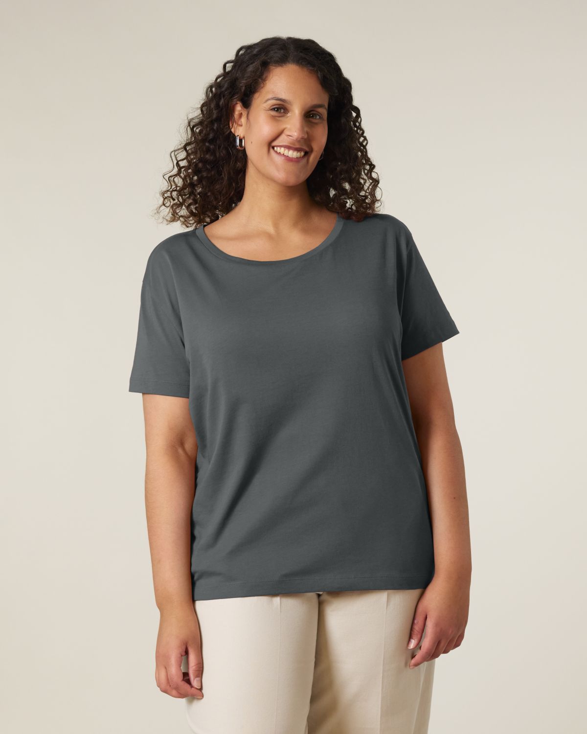 T-shirt scollo ampio Donna