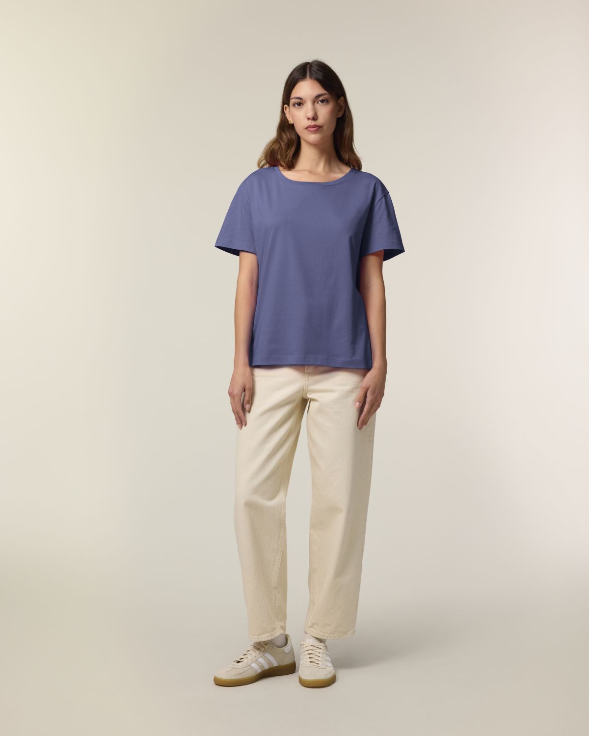T-shirt scollo ampio Donna