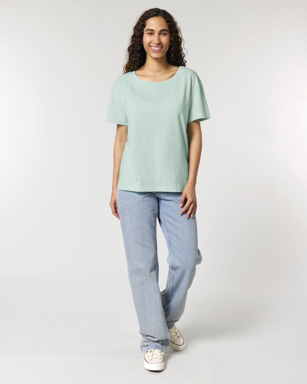 T-shirt scollo ampio Donna