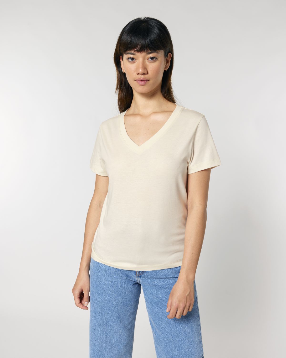 T-shirt scollo a V Donna