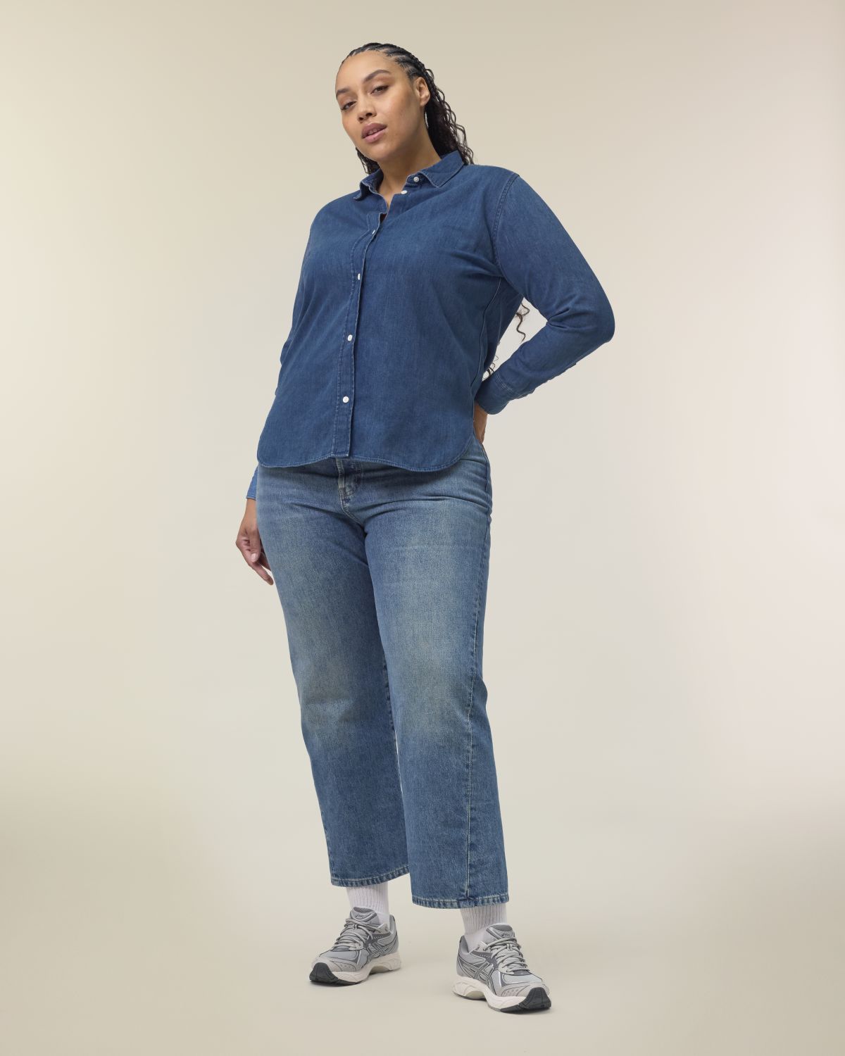 Camicia in denim Donna