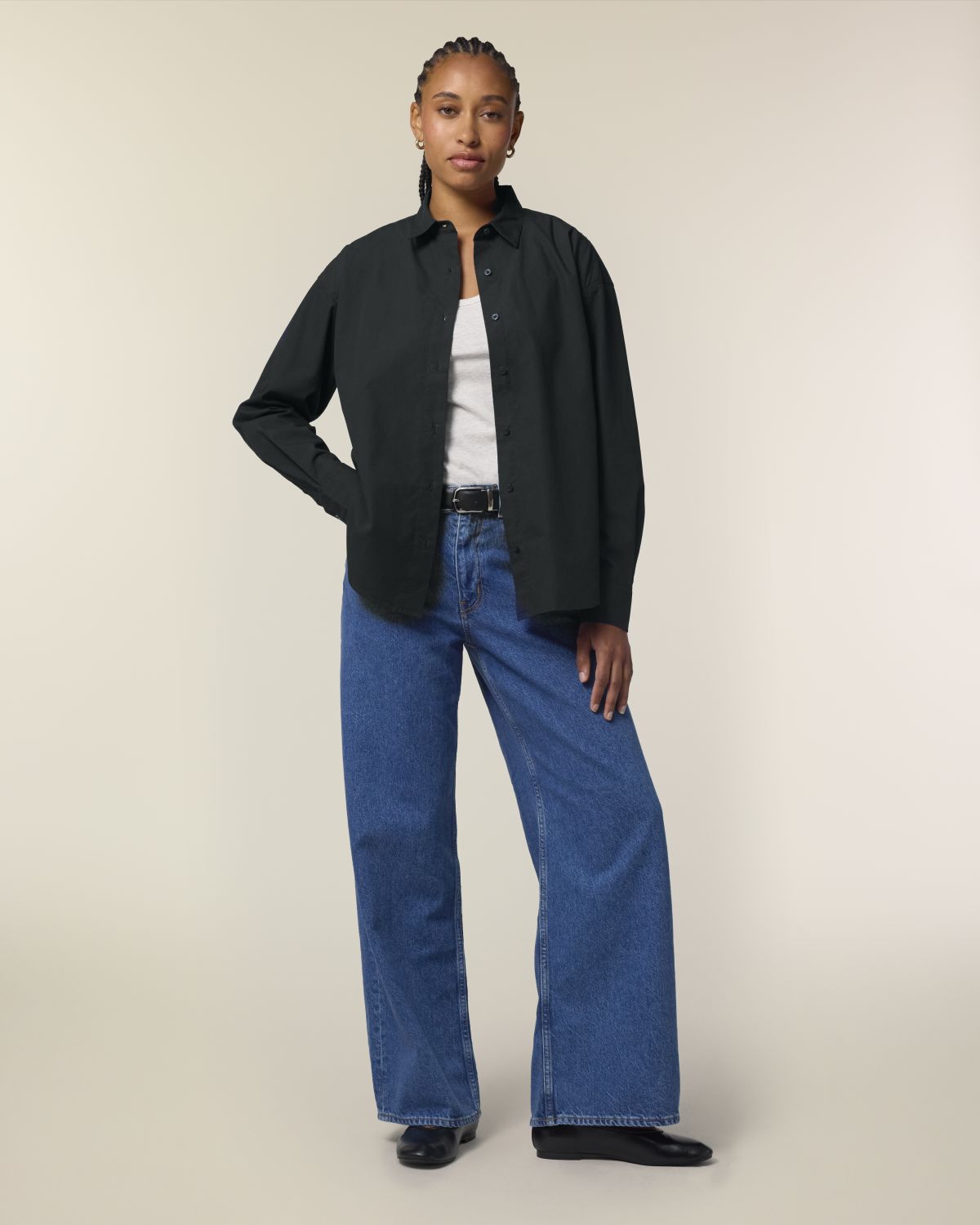Camicia in popeline Donna