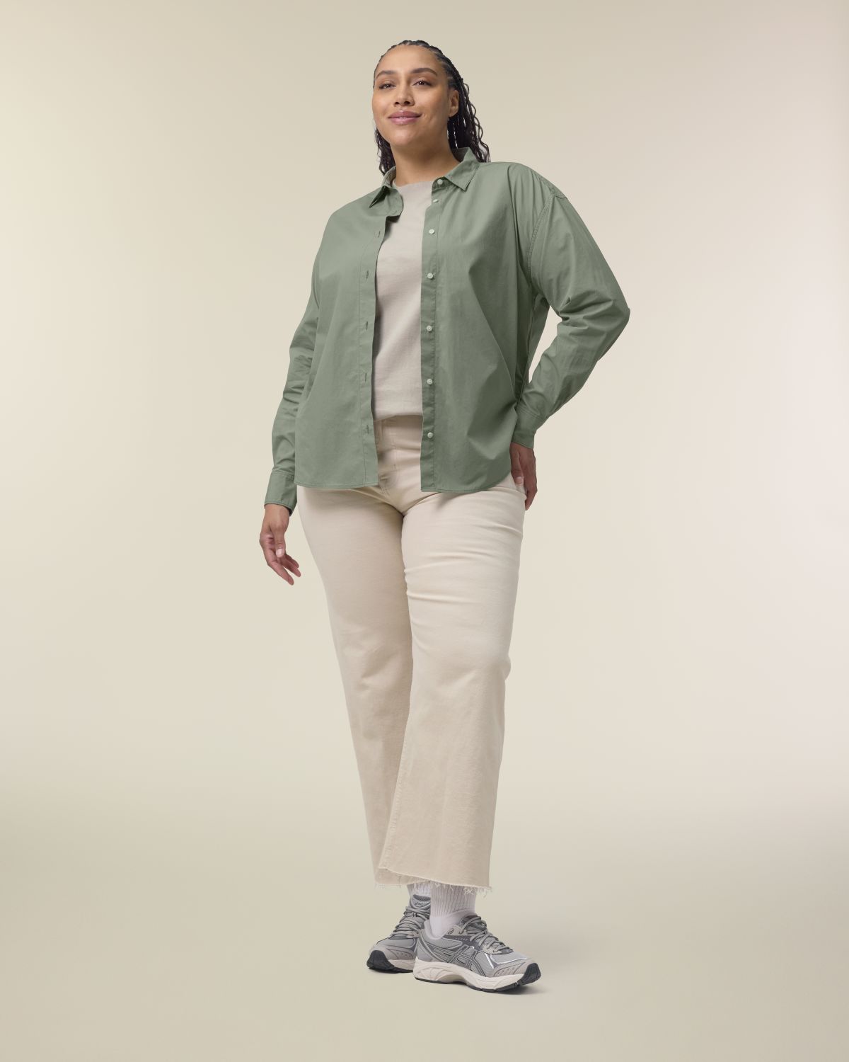 Camicia in popeline Donna