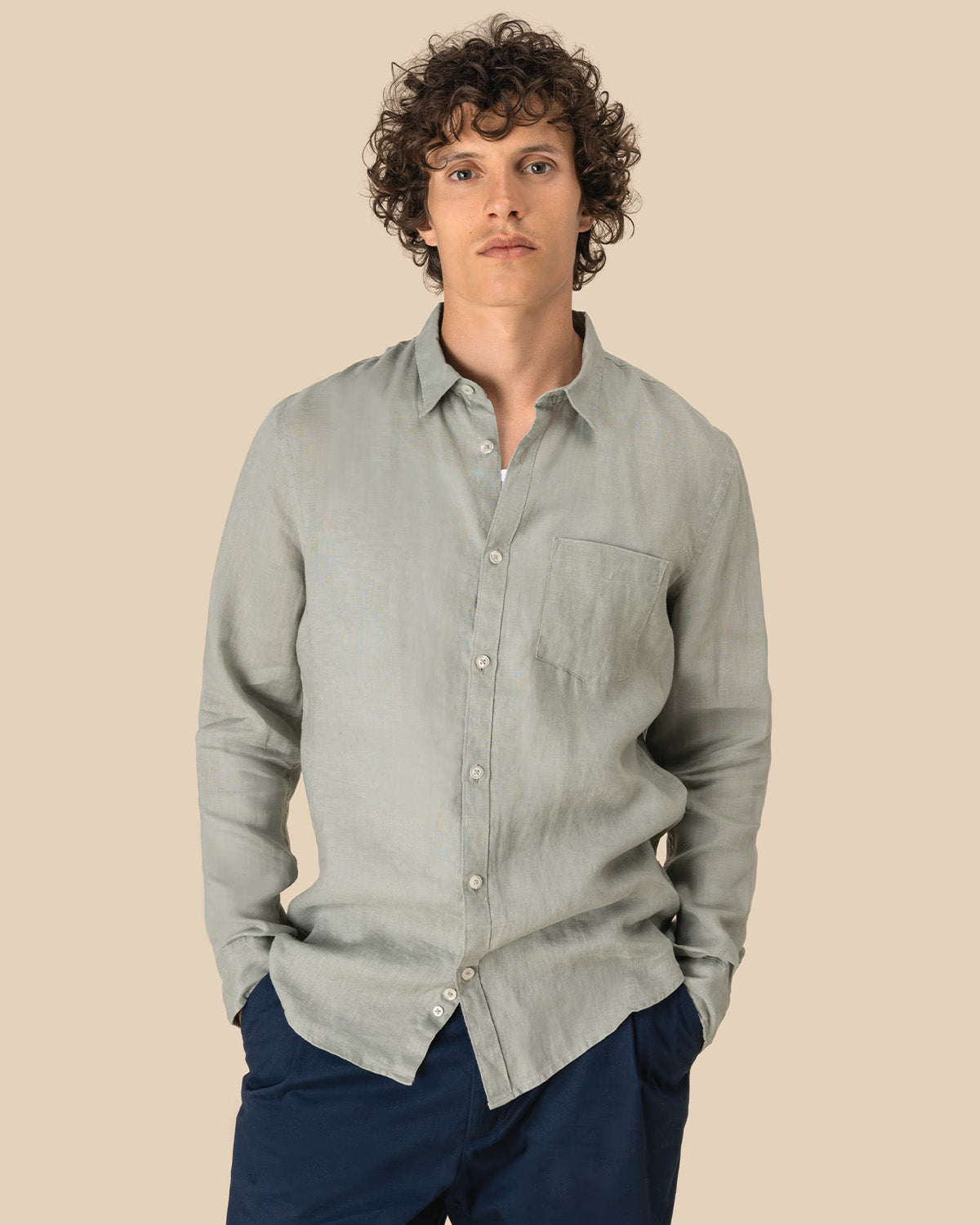 Camicia in lino uomo