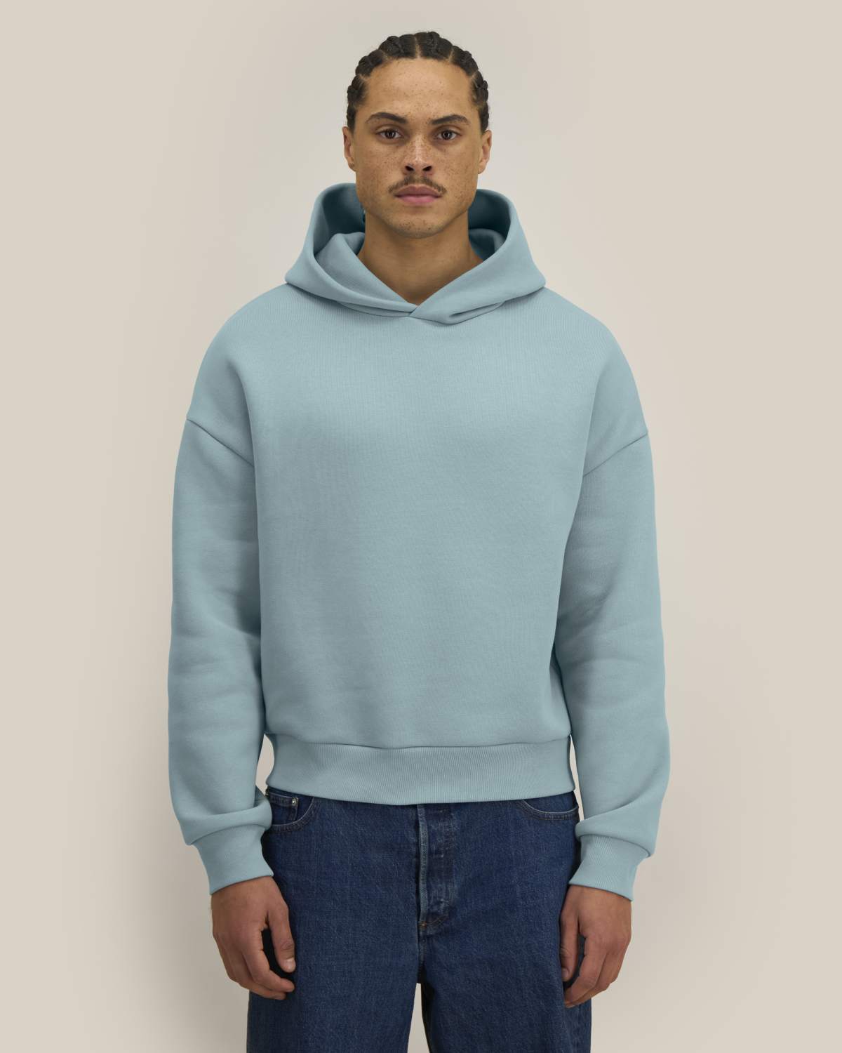 Felpa cappuccio oversize strutturata unisex