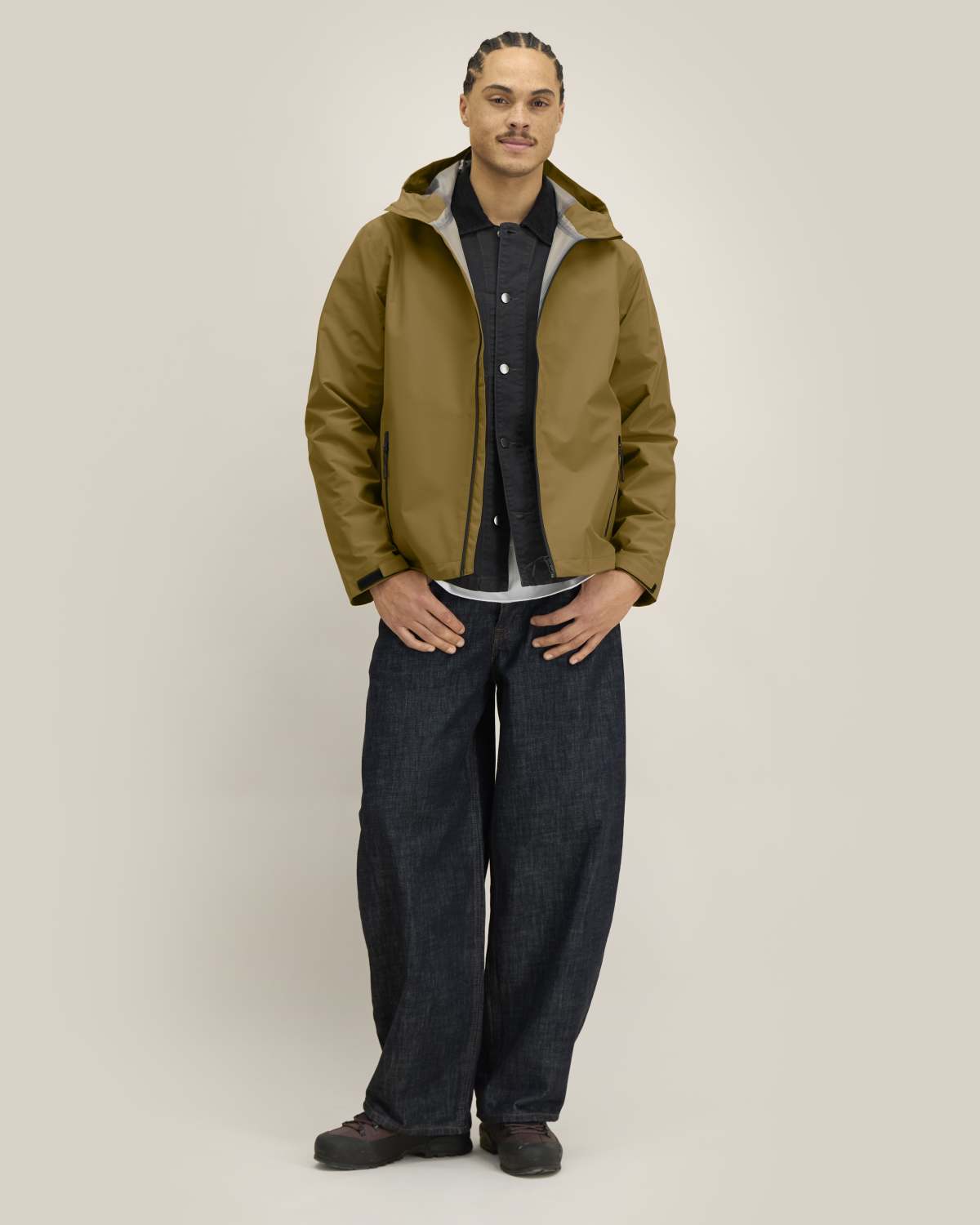 Giacca a vento recycled uomo
