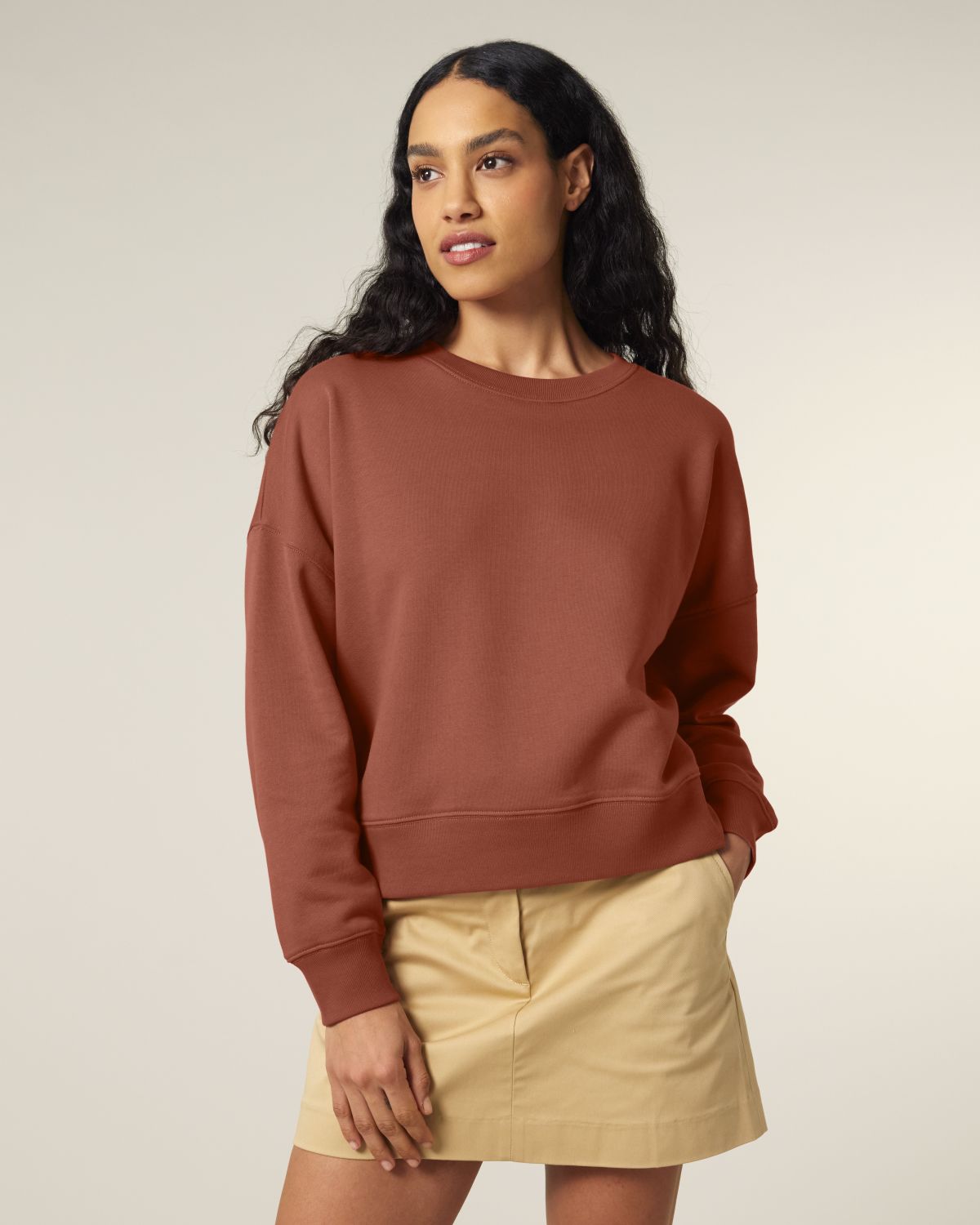 Felpa girocollo classic Donna