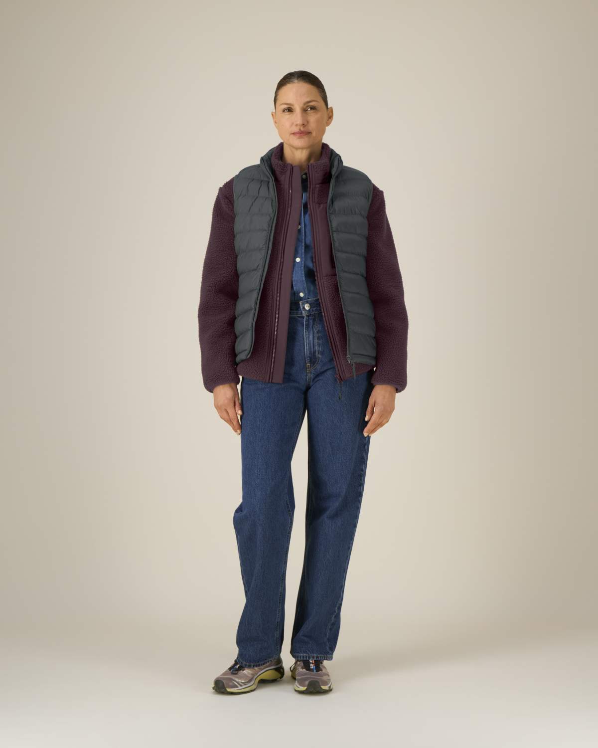 Piumino Smanicato Donna