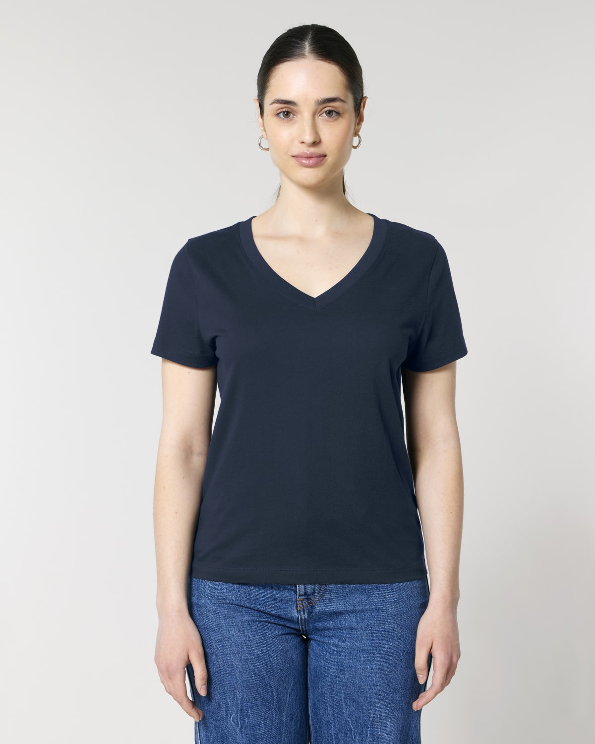 T-shirt scollo a V Donna