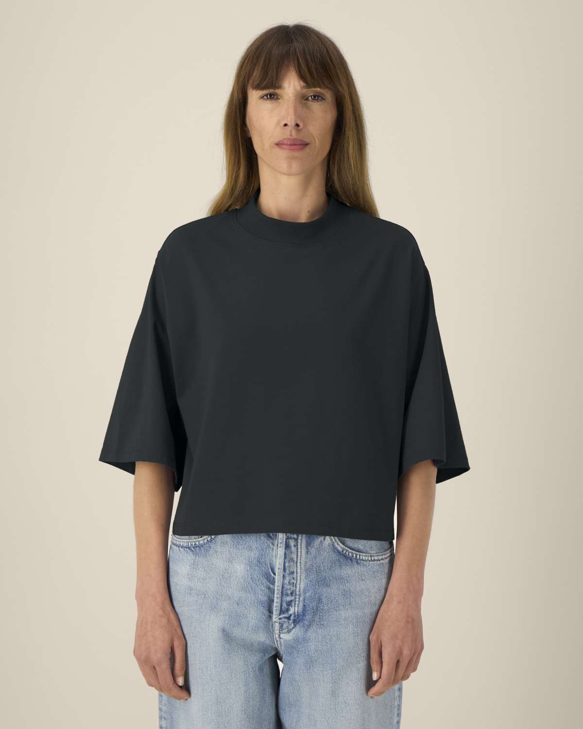 T-shirt cropped oversize donna