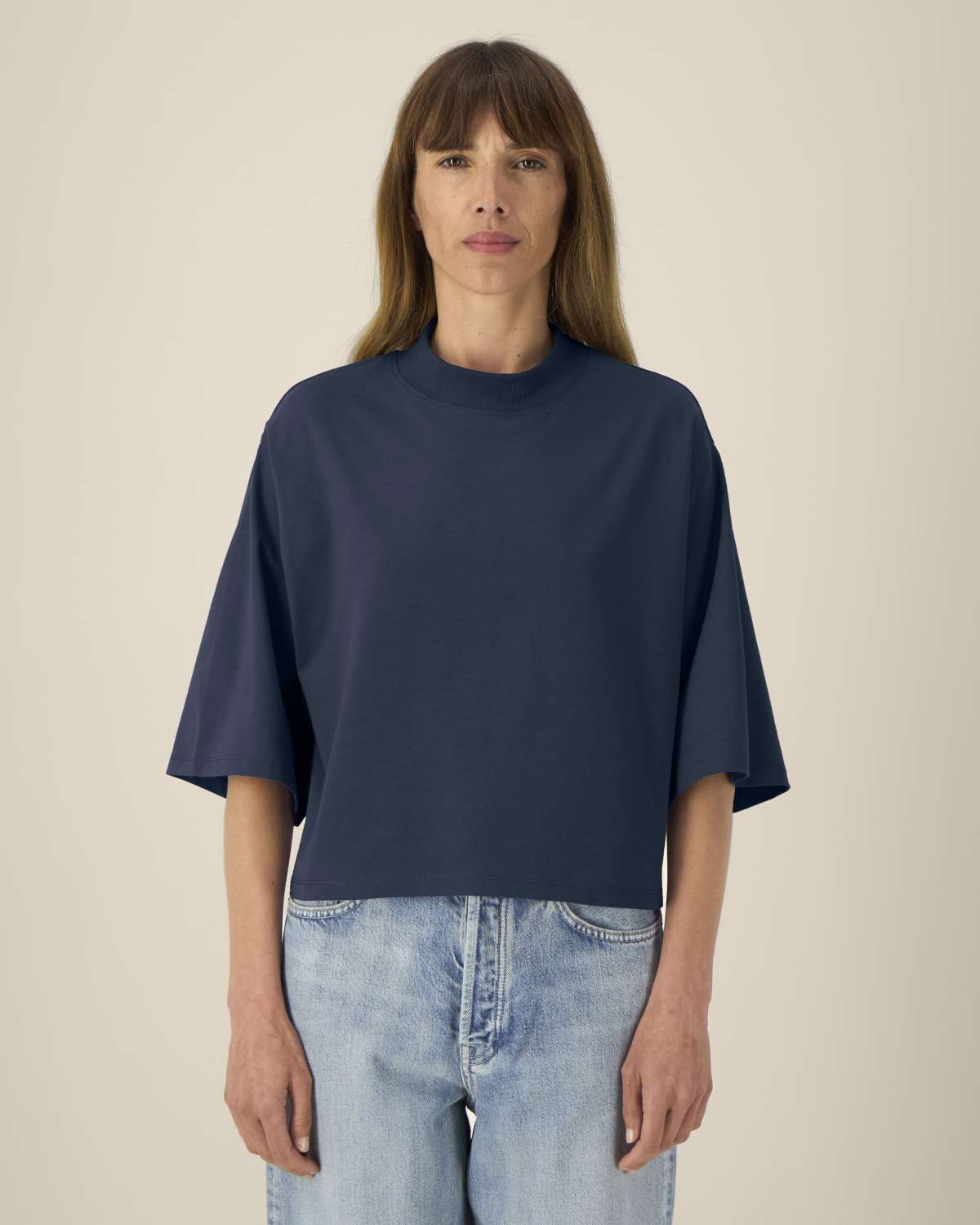 T-shirt cropped oversize donna