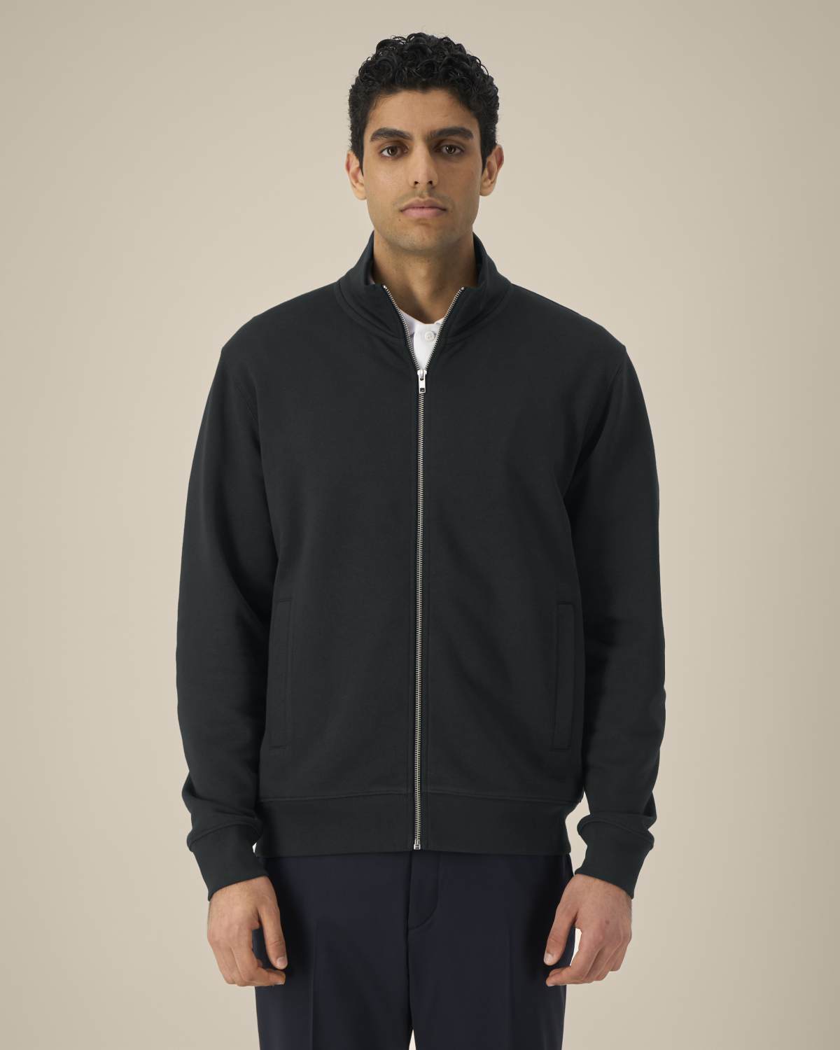 Felpa zip intera unisex