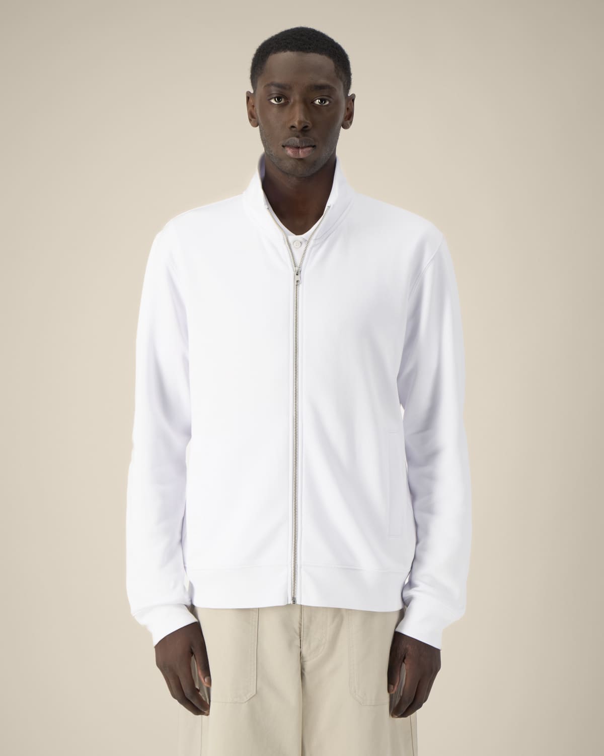 Felpa zip intera unisex