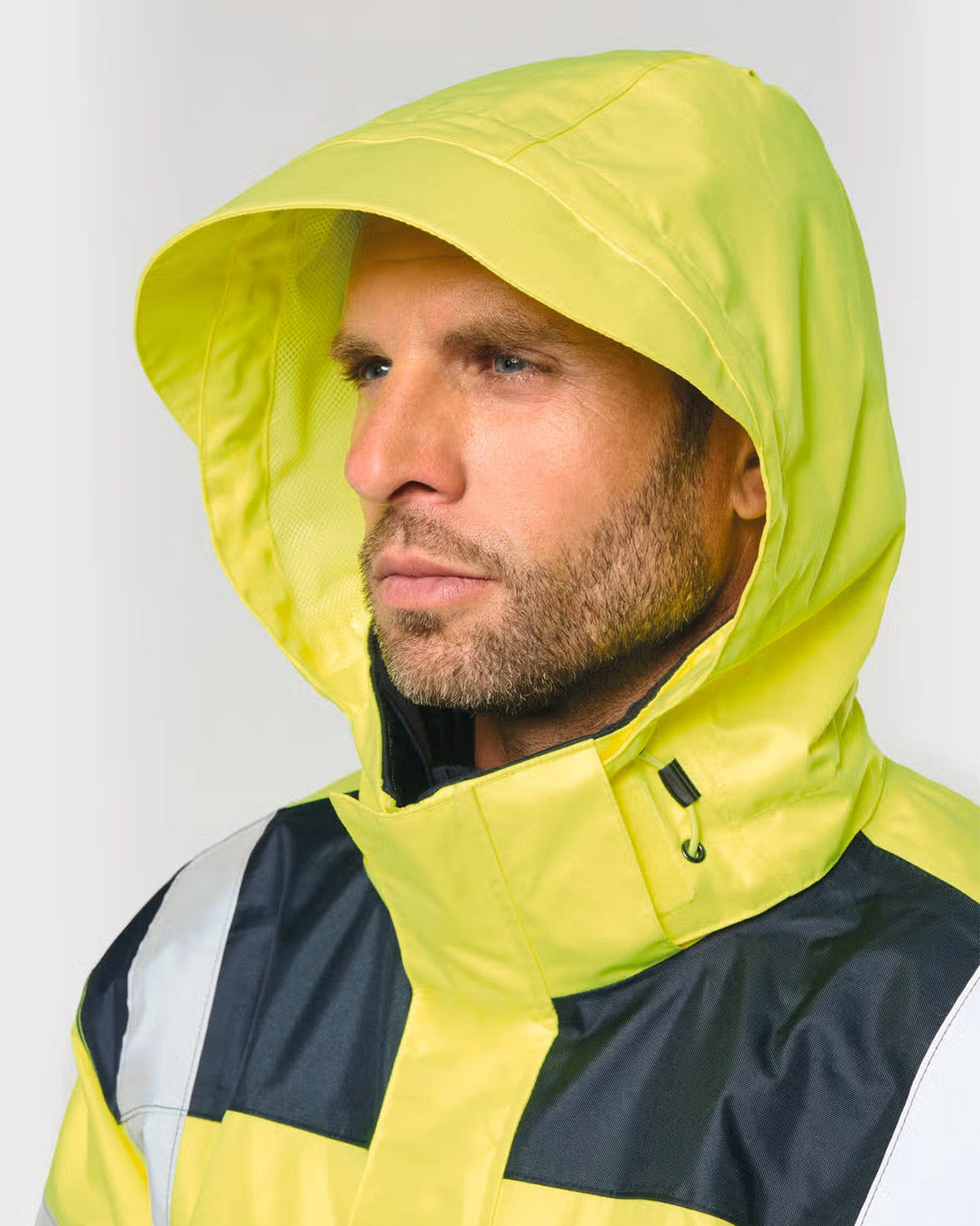 Parka alta visibilità riciclato 4 in 1 Unisex