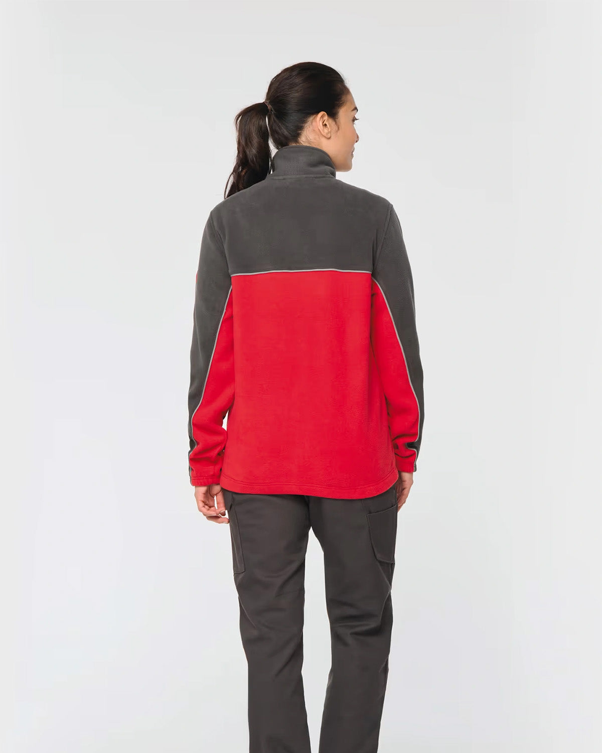 Giacca in micropile bicolore Unisex