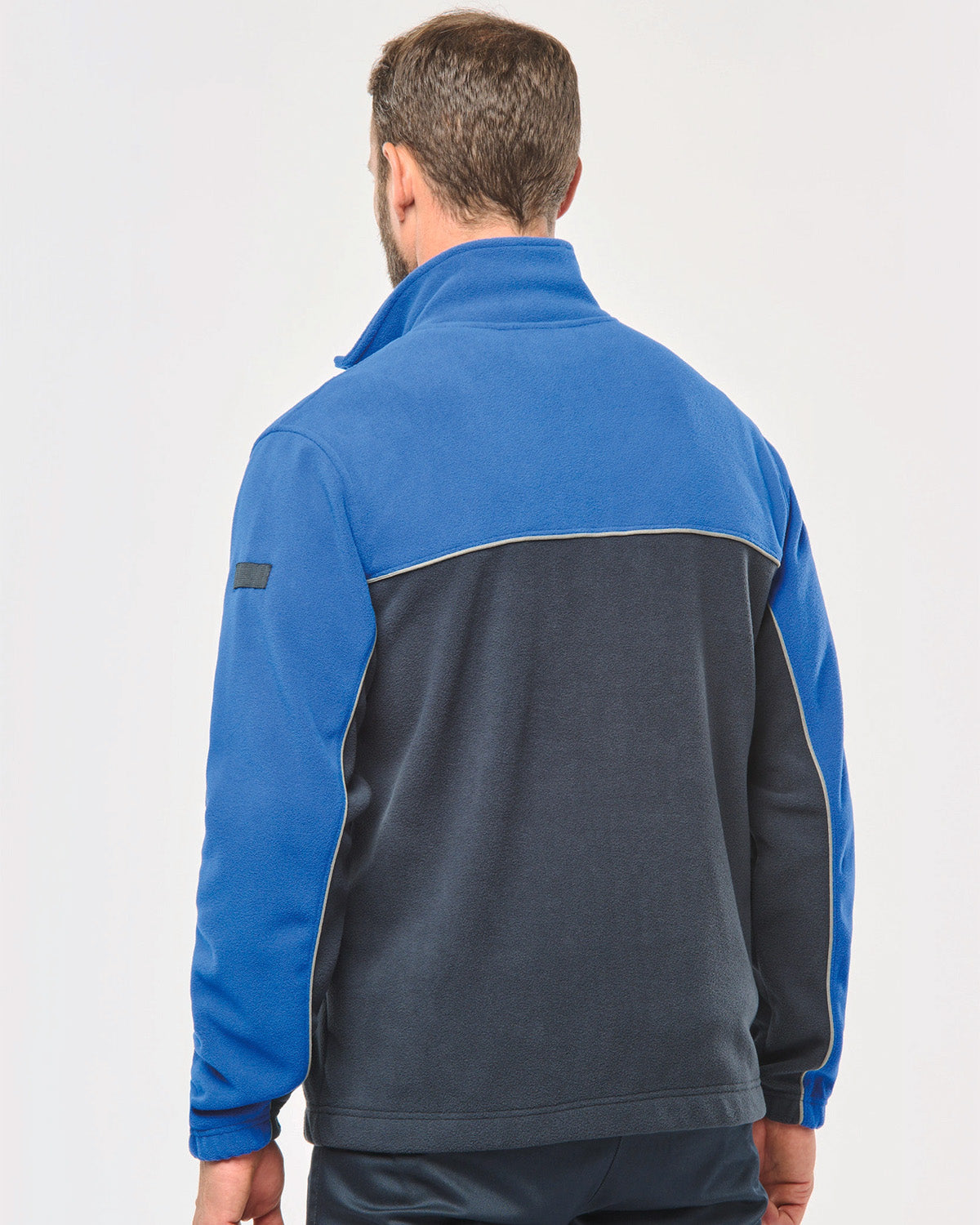 Giacca in micropile bicolore Unisex
