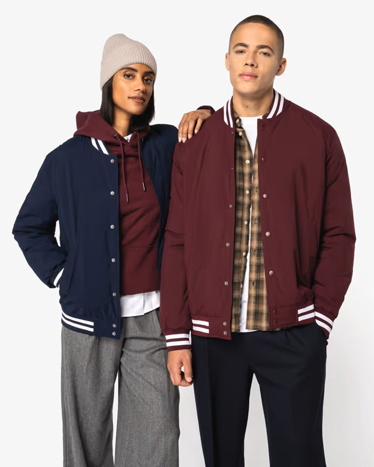 Giacca college imbottita unisex