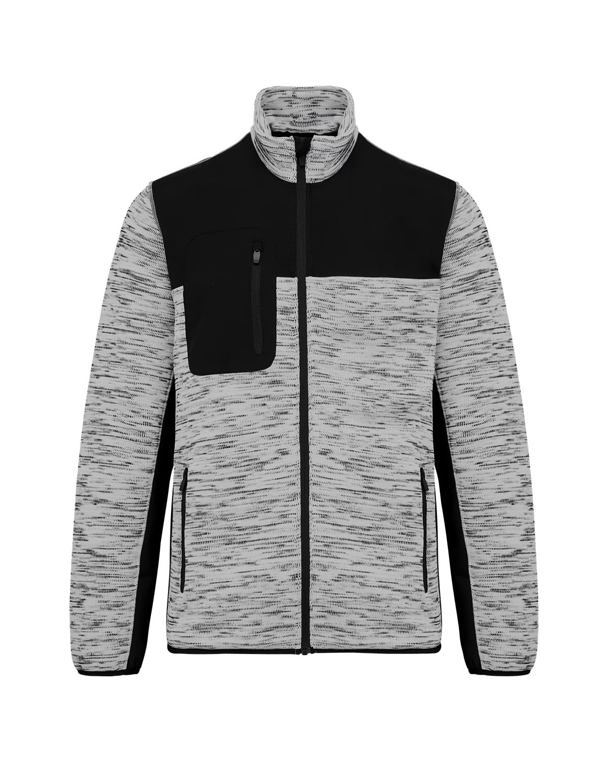 Giacca bicolore in politricot riciclato Uomo