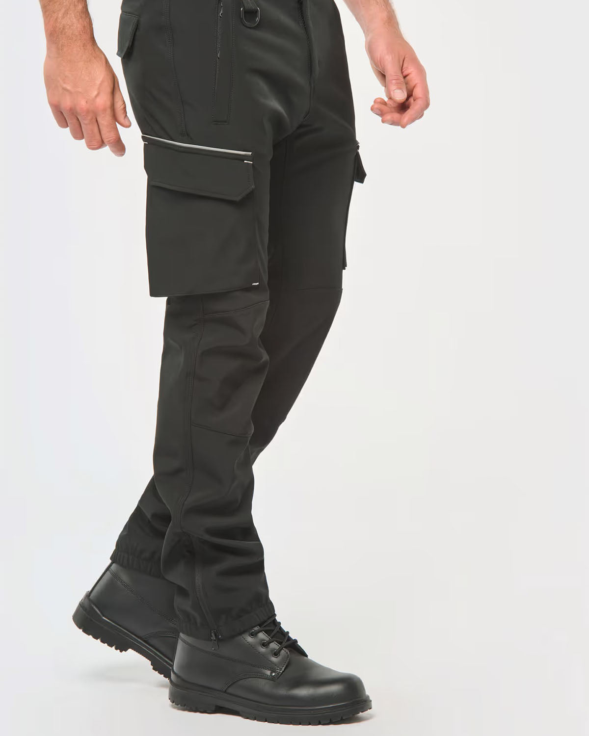 Pantaloni cargo softshell a 3 strati Uomo